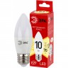 Лампа светодиодная ЭРА LINE LED B35-10W-827-E27 R B35 10Вт свеча E27 тепл. бел. Б0052377 B0052377