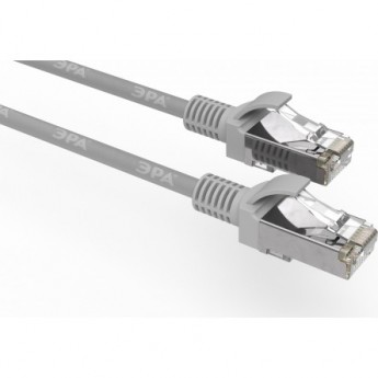 Патч корд ЭРА SIMPLE F/UTP экранированный 3 м категория 5e серый
