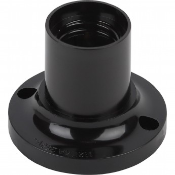 Патрон Е27 ЭРА потолочный, бакелит, черный (x50) Патрон Е27 ЭРА потолочный, бакелит, черный (x50)