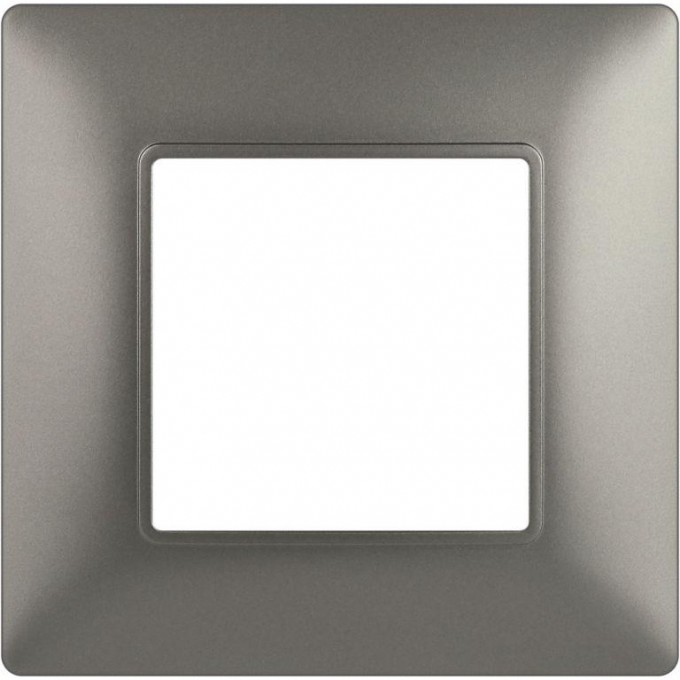Рамка для розеток и выключателей ЭРА ELEGANCE Б0065801 14-5001-16 на 1 пост титан B0065801