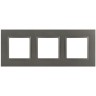 Рамка для розеток и выключателей ЭРА ELEGANCE Б0065827 14-5013-16 Classic на 3 поста титан B0065827