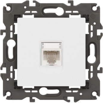 Розетка ЭРА ELEGANCE Б0065763 14-3107-01М RJ45 матовый белый