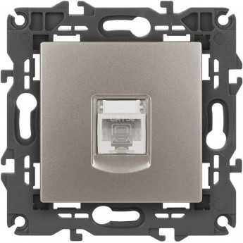 Розетка ЭРА ELEGANCE Б0065764 14-3107-16 RJ45 титан