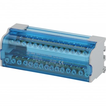 Шины ЭРА на DIN-рейку в корпусе кросс-модуль ШНК 2х15 L+PEN NO-224-14 Шины ЭРА на DIN-рейку в корпусе кросс-модуль ШНК 2х15 L+PEN NO-224-14