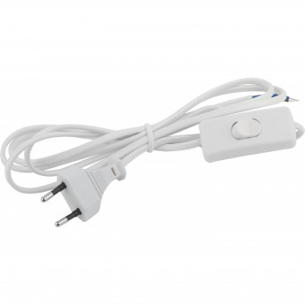 Шнур для бра ЭРА 1.8м с выкл. ШВВП 2х0.5 бел. UX-ШВВП-S-1.8m-W Б0044071 Шнур для бра ЭРА 1.8м с выкл. ШВВП 2х0.5 бел. UX-ШВВП-S-1.8m-W Б0044071