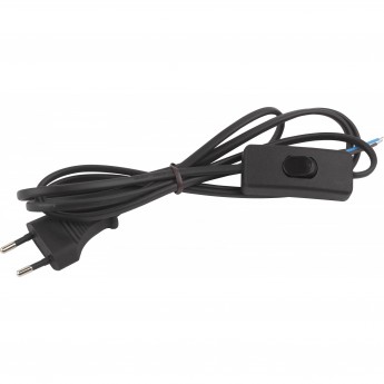 Шнур для бра ЭРА 1.8м ШВВП 2х0.5 черн. UX-ШВВП-S-1.8M-B Б0044072 Шнур для бра ЭРА 1.8м ШВВП 2х0.5 черн. UX-ШВВП-S-1.8M-B Б0044072