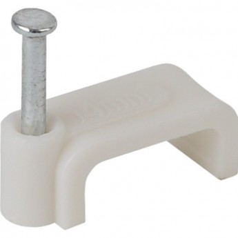 Скоба ЭРА 9мм плоская пластиковая 50шт