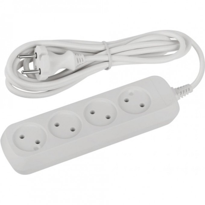 Удлинитель электрический ЭРА UDL-10-450 Greenline 4 розетки без заземления 5м ПВС 2х0.75кв.мм B0065063